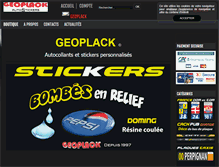 Tablet Screenshot of geo-plack.com